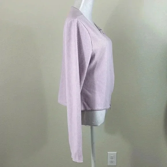 Pretty little thing size 8 light lilac zip up jacket - Picture 2 of 7